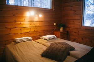 Mökki Petäjälammella Ruka-Kuusamossa