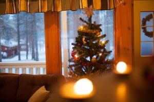 Mökki Petäjälammella Ruka-Kuusamossa