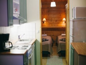 Mökki Petäjälammella Ruka-Kuusamossa